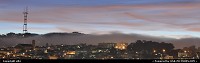 Photo by elki | San Francisco  san francisco, sunset, mist, fog